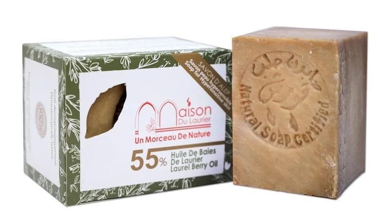 Alepo muilas 200g, 55% lauro aliejus