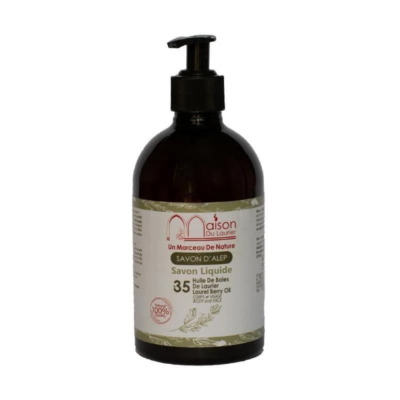 Alepo skystas muilas 500ml — 35% lauro aliejus